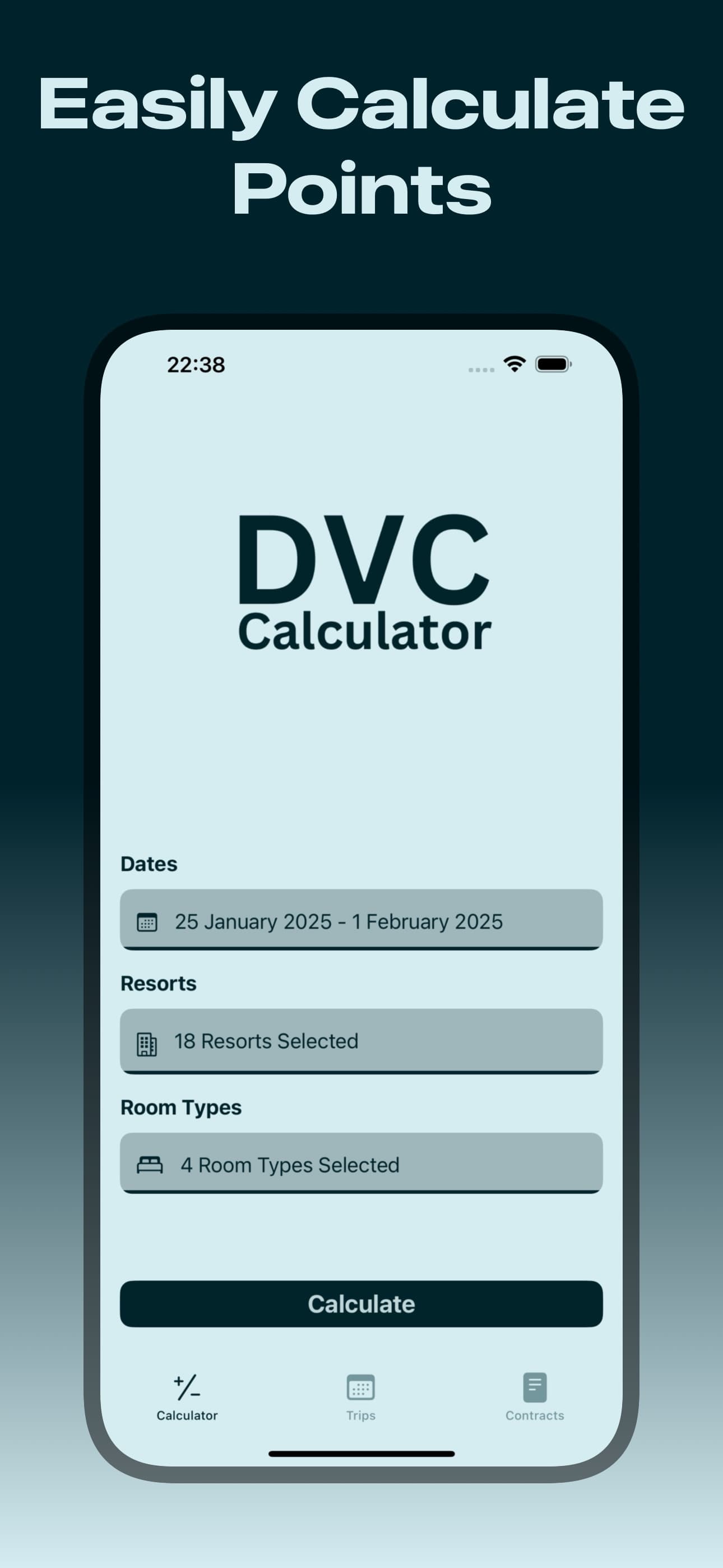 DVC Calc screenshot 1