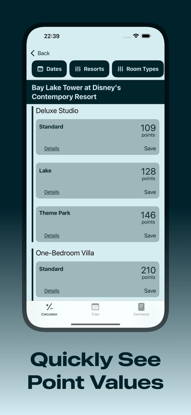 DVC Calc screenshot