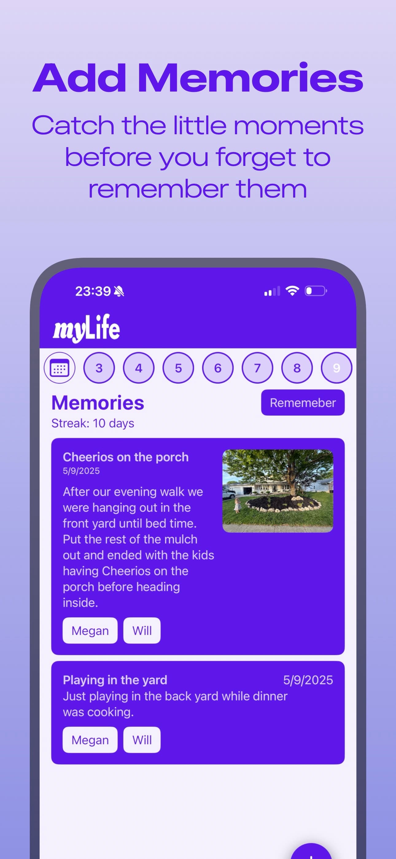 myLife screenshot 1